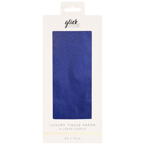 Glick Reflex Blue Luxury Tissue Paper (Pack of 4)