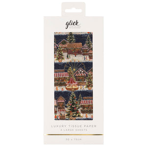 Glick Christmas Market Luxury Tissue Paper (Pack of 4)