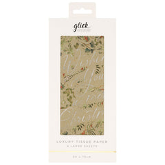Glick Gold Evergreen Embrace Luxury Tissue Paper (Pack of 4)