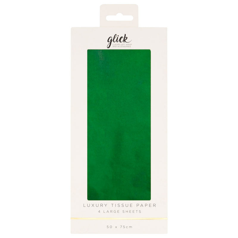 Glick Bottle Green Luxury Tissue Paper (Pack of 4)