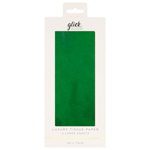 Glick Bottle Green Luxury Tissue Paper (Pack of 4)