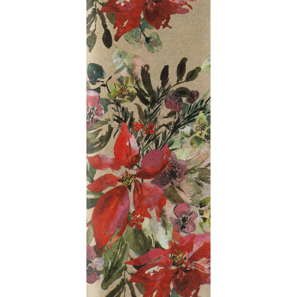 Glick Gold Plush Poinsettia Luxury Tissue Paper (Pack of 4)