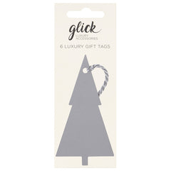 Glick Silver Tree Kraft Gift Tags (Pack of 6)