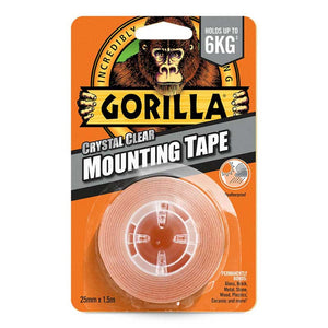 Gorilla Crystal Clear Mounting Tape
