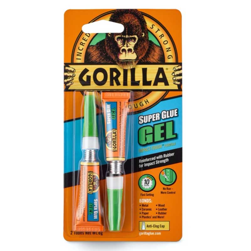 Gorilla Super Glue Gel (Pack of 2)