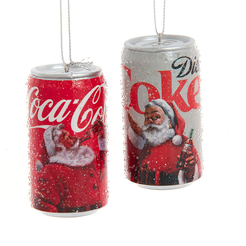 Hanging Santa Coca-Cola / Diet Coke Can (Assorted Designs)