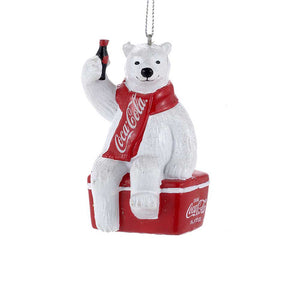 Hanging Coca-Cola Polar Bear on Cooler
