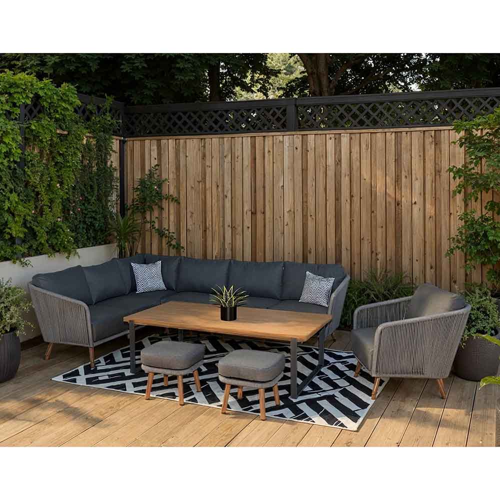 Hartman Etna L-Shape Sofa Set with Rectangular Table
