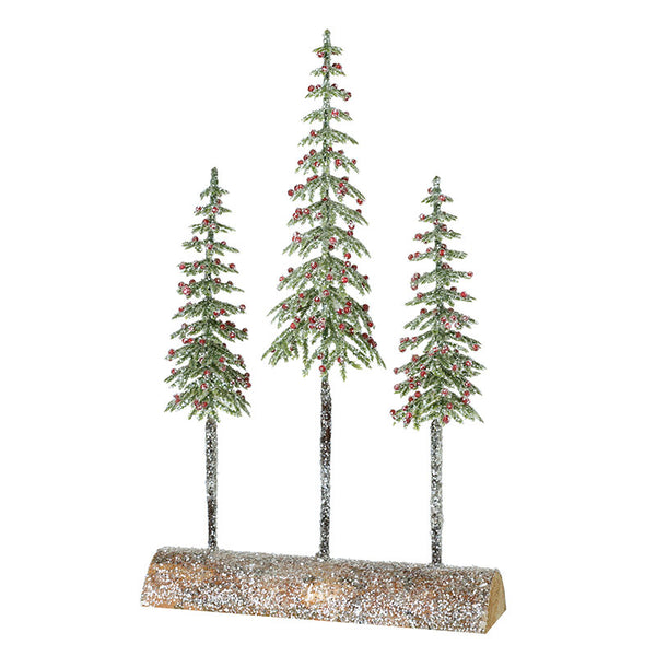 Heaven Sends Frosted Berry Pine Trio