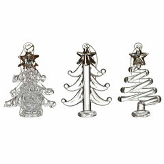 Heaven Sends Glass Winter Tree Ornaments (Set of 3)