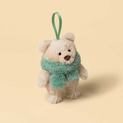 Jellycat Bartholomew Bear Jr Winter Warmer Decoration