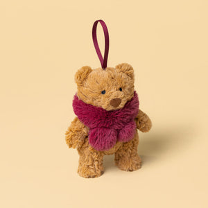 Jellycat Bartholomew Bear Winter Warmer Decoration