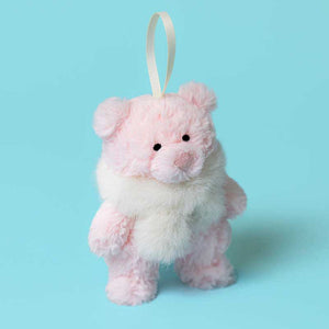 Jellycat Leola Bear Winter Warmer Decoration