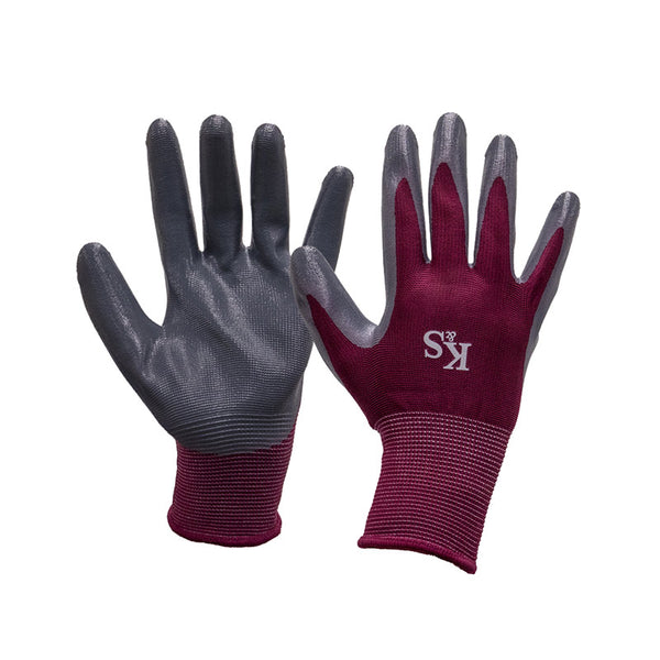 Kent & Stowe Triple Pack Ultra Fine Gardening Gloves Plum