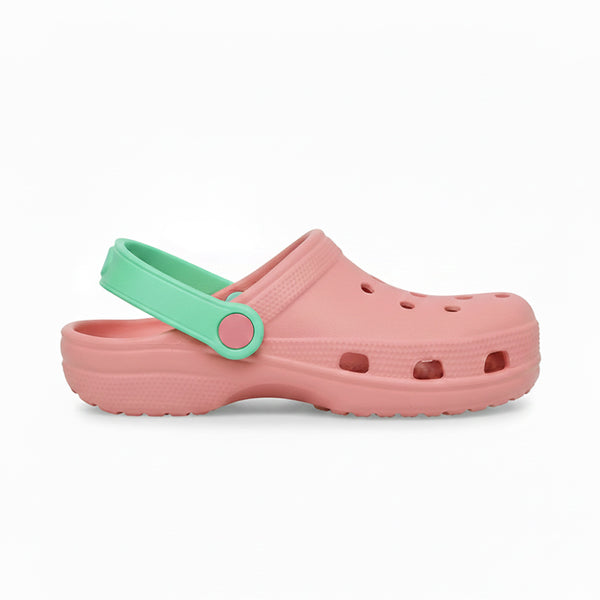Town & Country Cool-Kids Cloggies Pink and Mint Studio Image Single Shoe