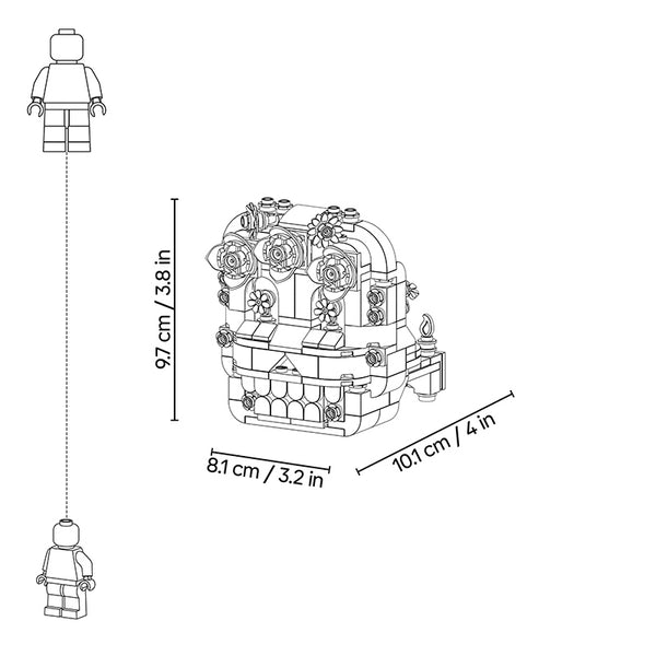 Lego Altar Of The Dead 40811 Product Dimensions