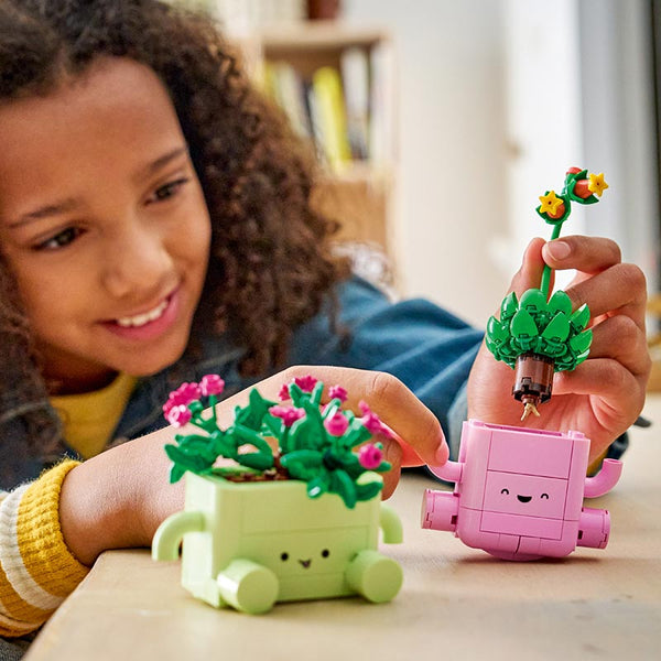 Lego Botanicals Rocking Plants 11506 Lifestyle with Girl