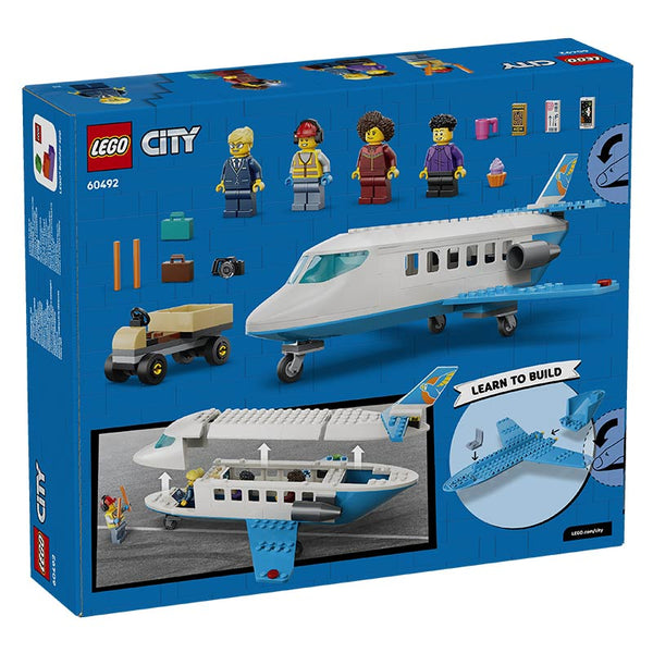 Lego City Passenger Jet 60492 Box Rear View