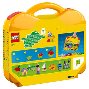 Lego Classic Creative Suitcase 10713 Box Rear View