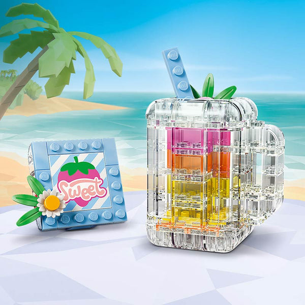 Lego Creator 3 In 1 Floral Perfume Bottle 31383 Feature Smoothie with Menu