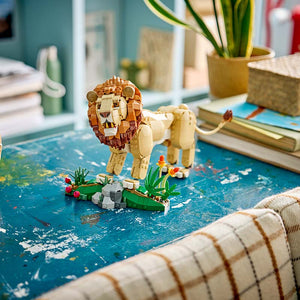 Lego Creator 3 In 1 Majestic Lion 31386 Lifestyle Lion on Display