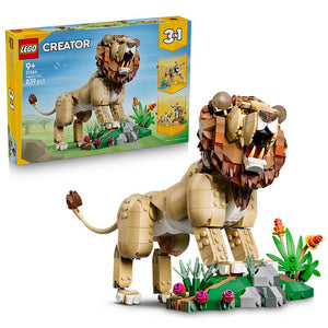Lego Creator 3 In 1 Majestic Lion 31386 Box and Product