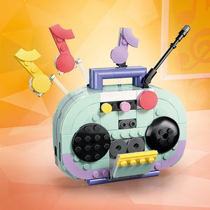 Lego Creator 3 In 1 Music Decor Piano With Cat 31392 Feature Boom Box Radio