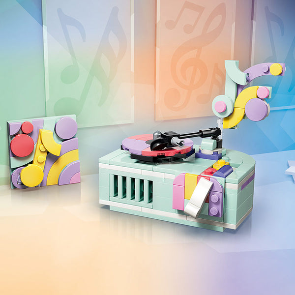 Lego Creator 3 In 1 Music Decor Piano With Cat 31392 Feature Record Player 