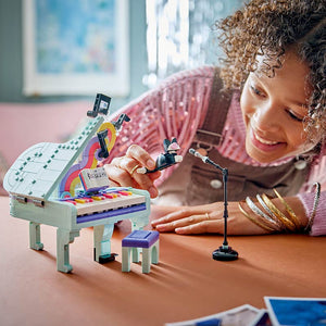 Lego Creator 3 In 1 Music Decor Piano With Cat 31392 Lifestyle with Girl