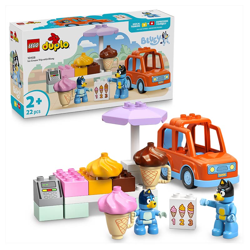 LEGO® DUPLO® Ice Cream Trip with Bluey (10458)