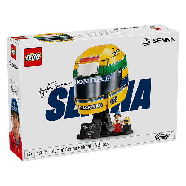 Lego Editions Ayrton Senna Helmet 43024 Box Front View