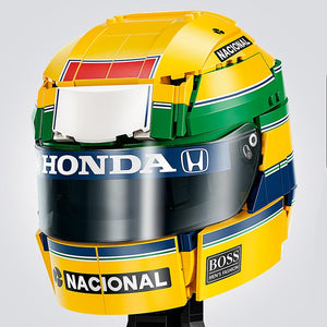 Lego Editions Ayrton Senna Helmet 43024 Close Up of Helmet
