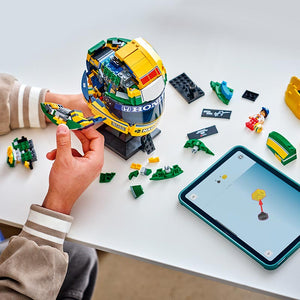Lego Editions Ayrton Senna Helmet 43024 Lifestyle of Build