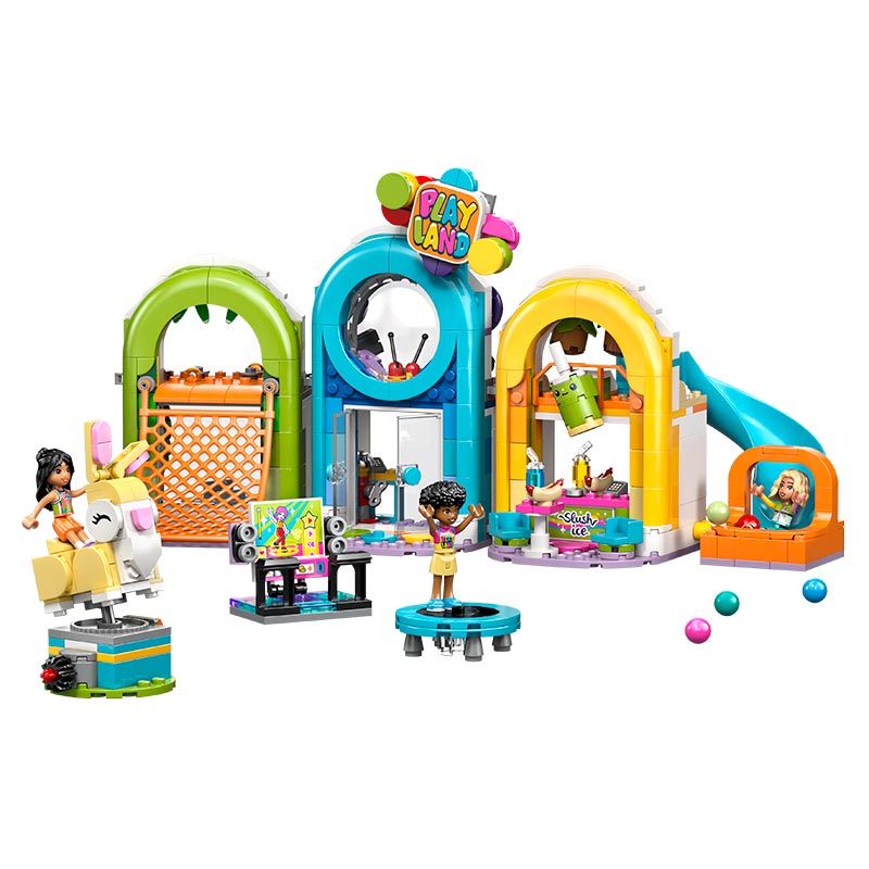 Lego Friends Fun Indoor Playground 42686 Box and Product