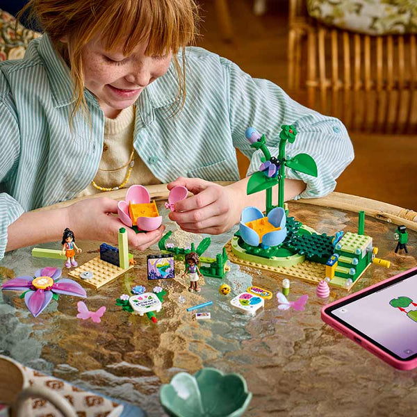 Lego Friends Spinning Flower & Fairy Teacup Ride 42702 Lifestyle of Build
