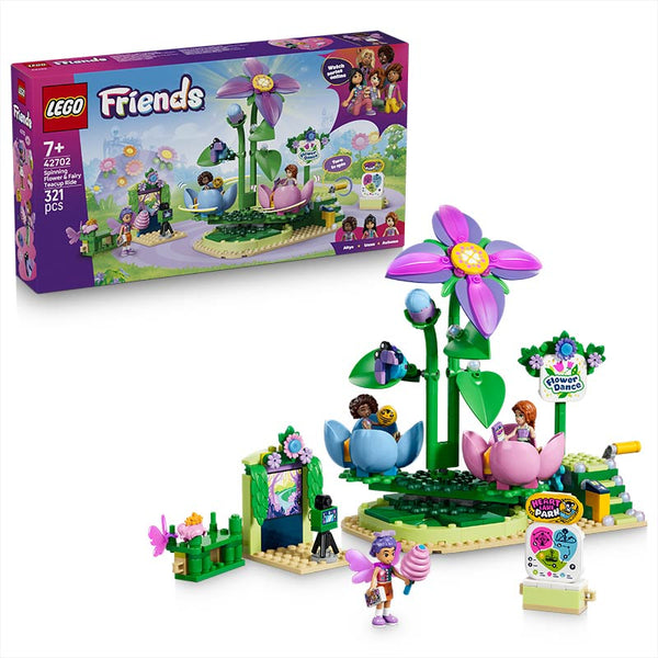Lego Friends Spinning Flower & Fairy Teacup Ride 42702 Box and Product