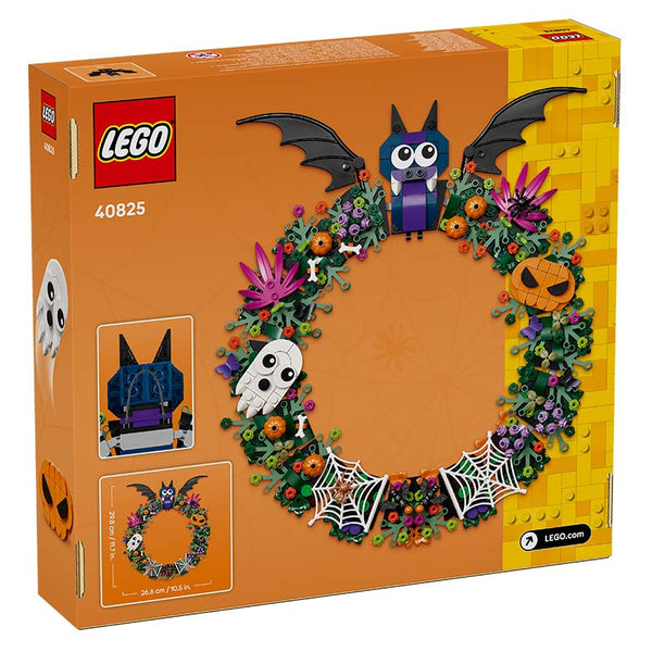 Lego Halloween Wreath 40825 Box Rear View