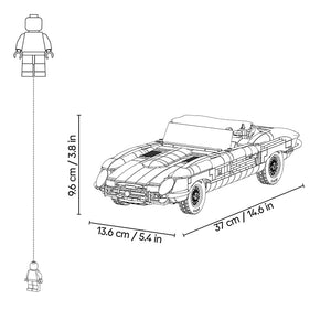 Lego Icons Jaguar E-Type 11381 Product Dimensions
