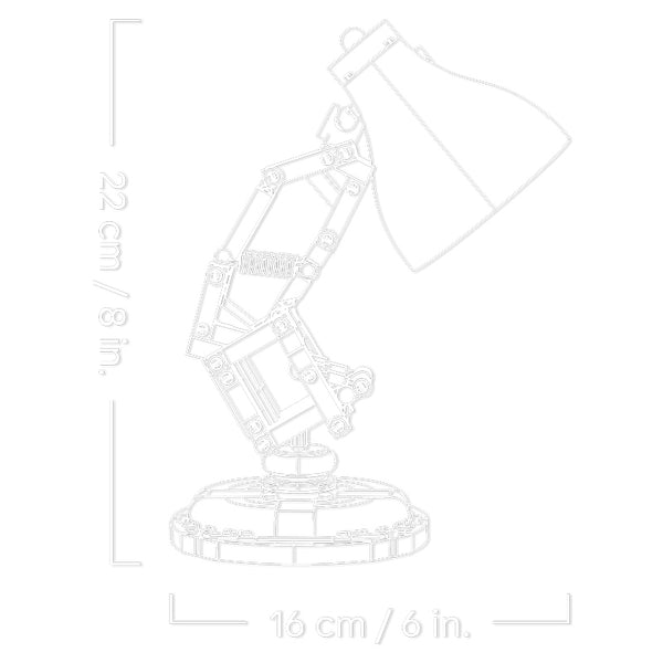 Lego Ideas Disney Pixar Luxo Jr. 21357 Product Dimensions