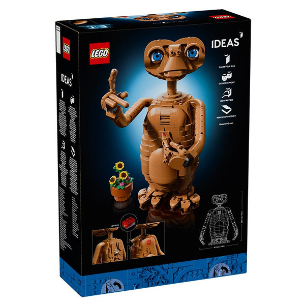 Lego Ideas E.T. The Extra-Terrestrial 21370 Box Rear View