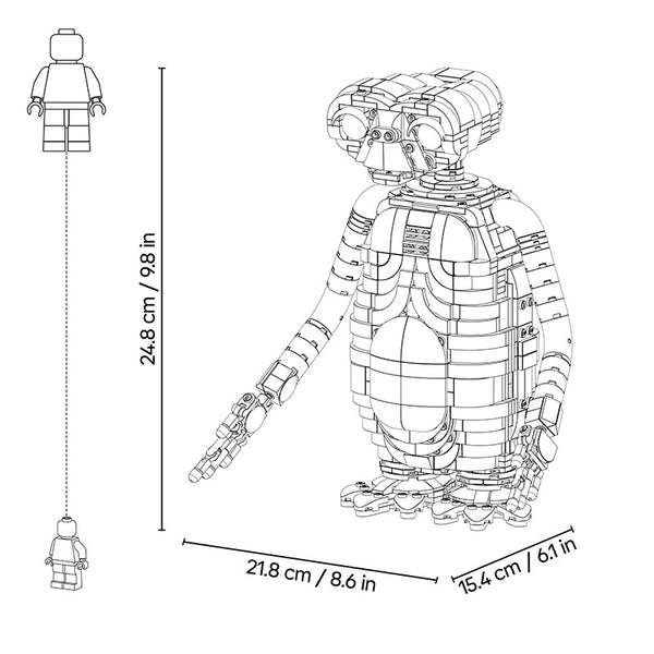 Lego Ideas E.T. The Extra-Terrestrial 21370 Product Dimensions