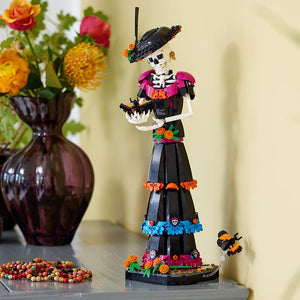 Lego Ideas La Catrina 21372 Lifestyle with Product on Display