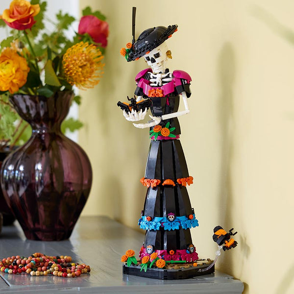 Lego Ideas La Catrina 21372 Lifestyle with Product on Display