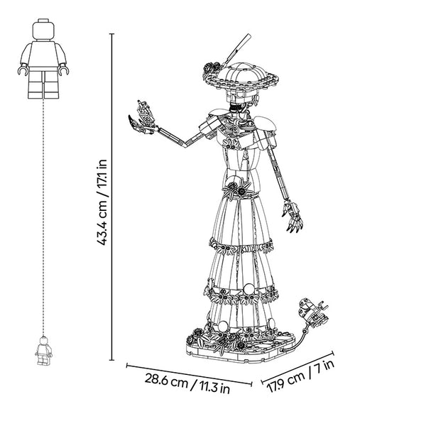 Lego Ideas La Catrina 21372 Product Dimensions