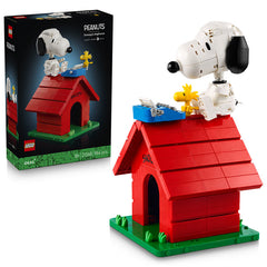 Lego Ideas Peanuts Snoopy's Doghouse 21368 Box and Product