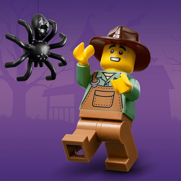 Lego Jack O Lantern Pickup Truck 40822 Feature Minifigure and Spider