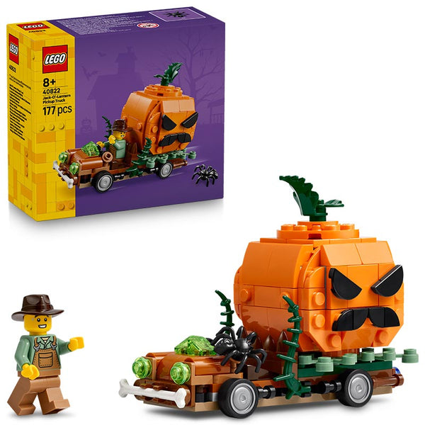 Lego Jack O Lantern Pickup Truck 40822 Box and Product