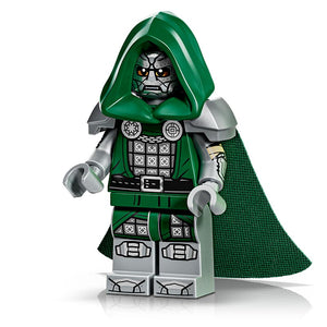 Lego Marvel Doctor Doom Bust 76345 Minifigure Close Up
