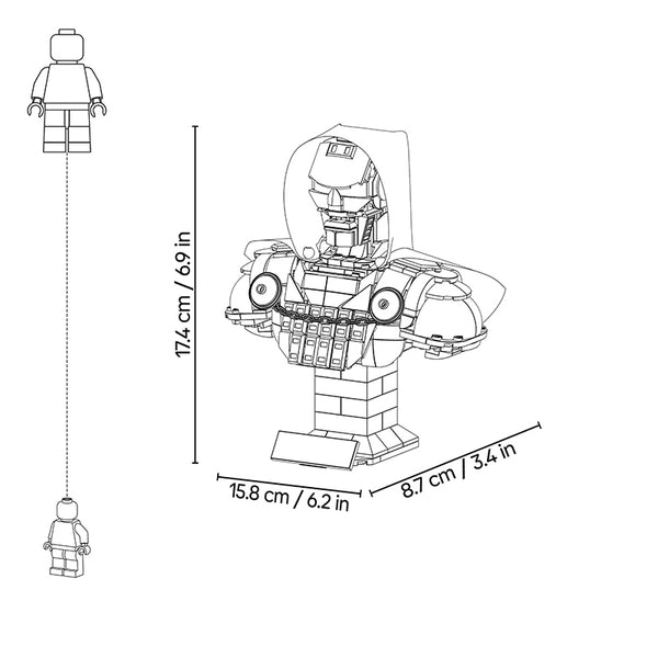 Lego Marvel Doctor Doom Bust 76345 Product Dimensions