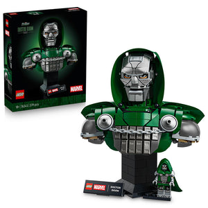Lego Marvel Doctor Doom Bust 76345 Product and Box